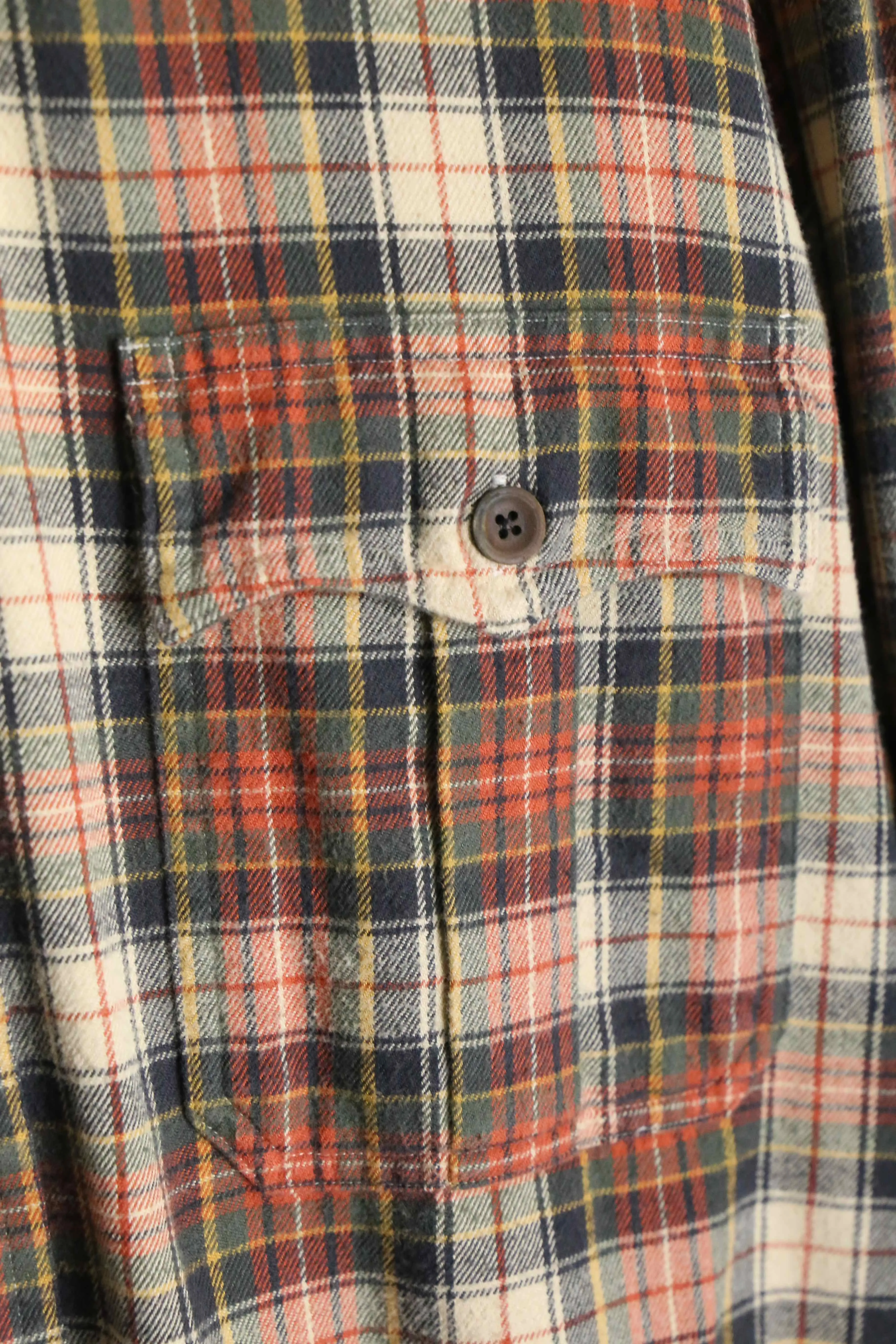 ”Polo by Ralph Lauren” warm color check shirts