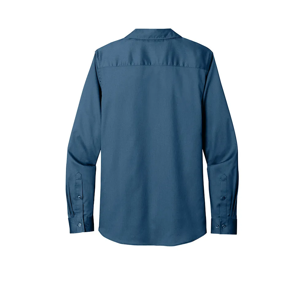 Port Authority® Women's Long Sleeve SuperPro React ™ Twill Shirt - Regatta Blue