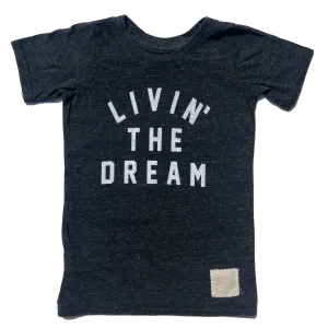 Retro Brand - Kids' Livin' the Dream Tee in Charcoal