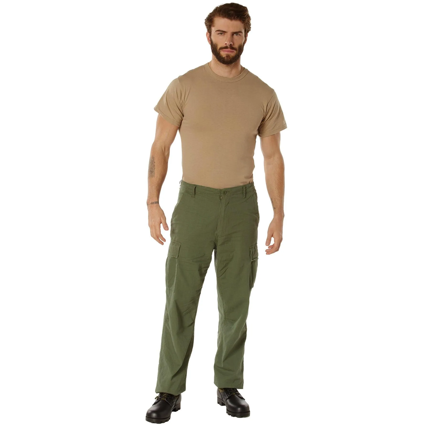 Rothco Mens Vintage Vietnam Rip-Stop Fatigue Pants