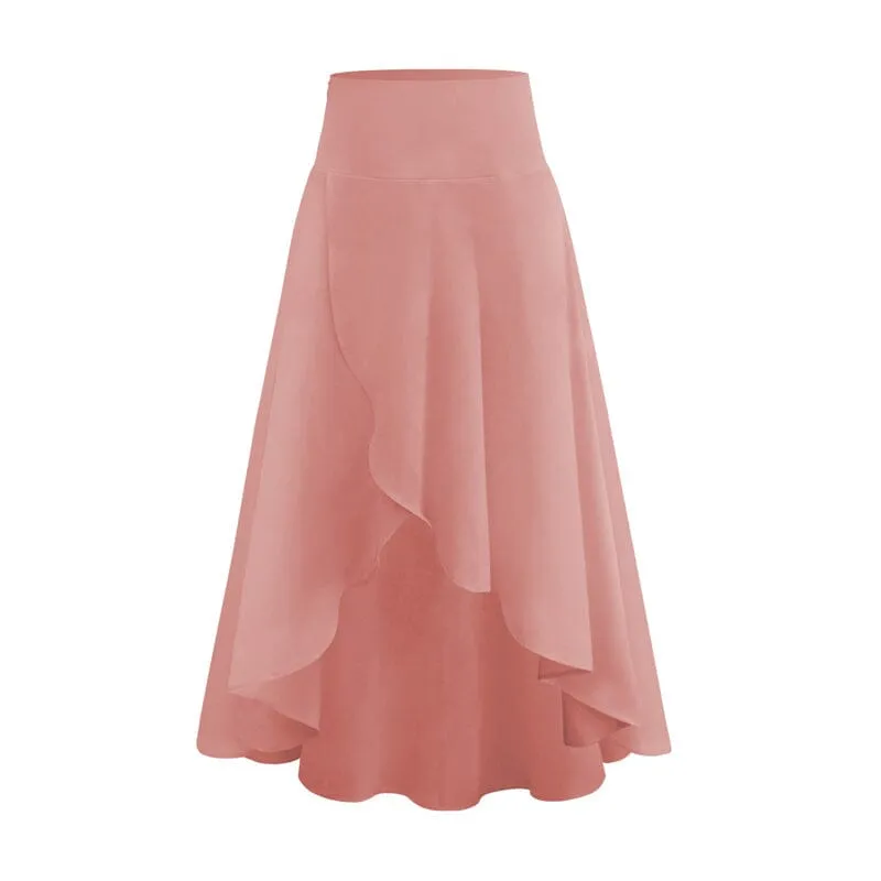 Ruffle Irregular Skirt