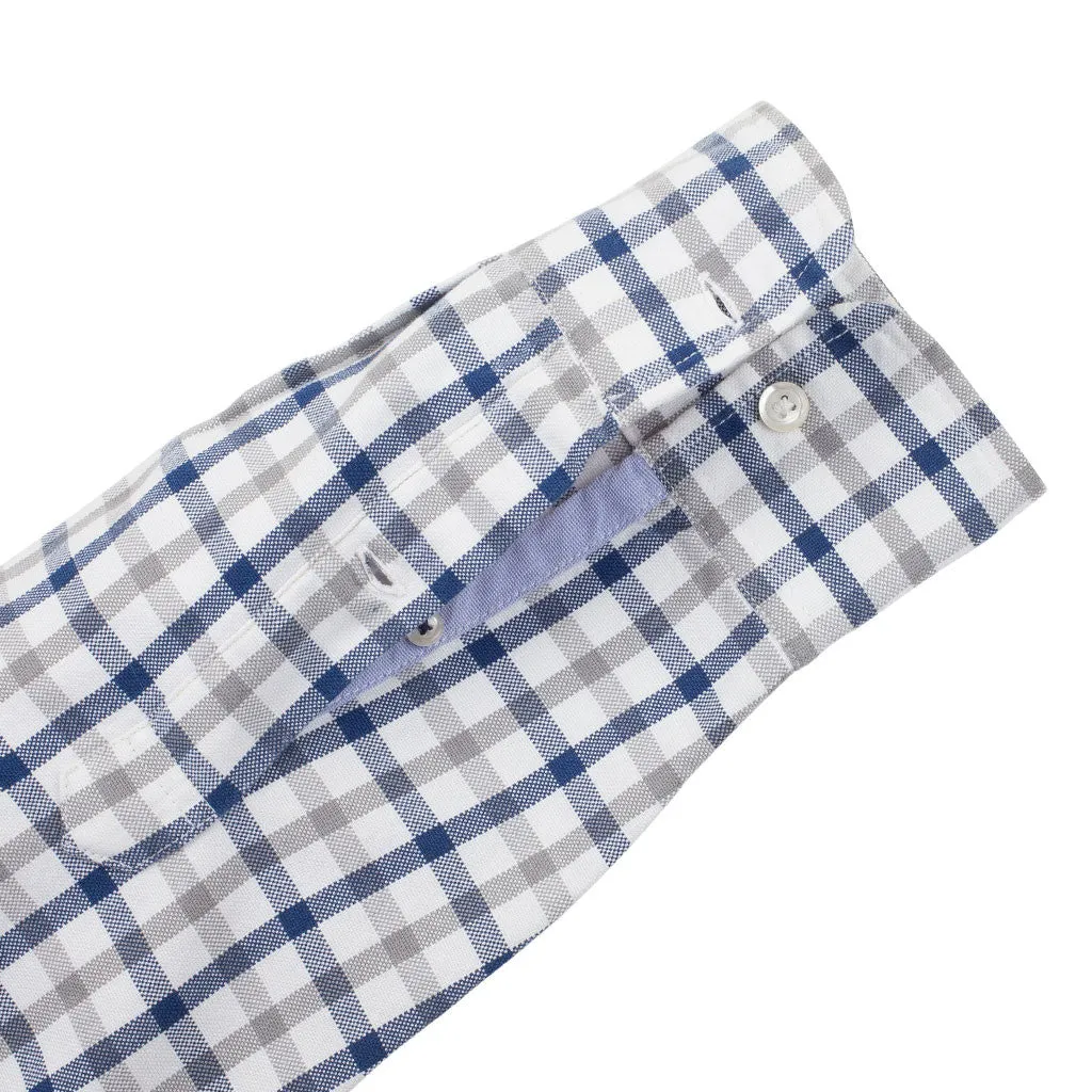 Schenectady (Standard) - White Tattersall Oxford Button Down