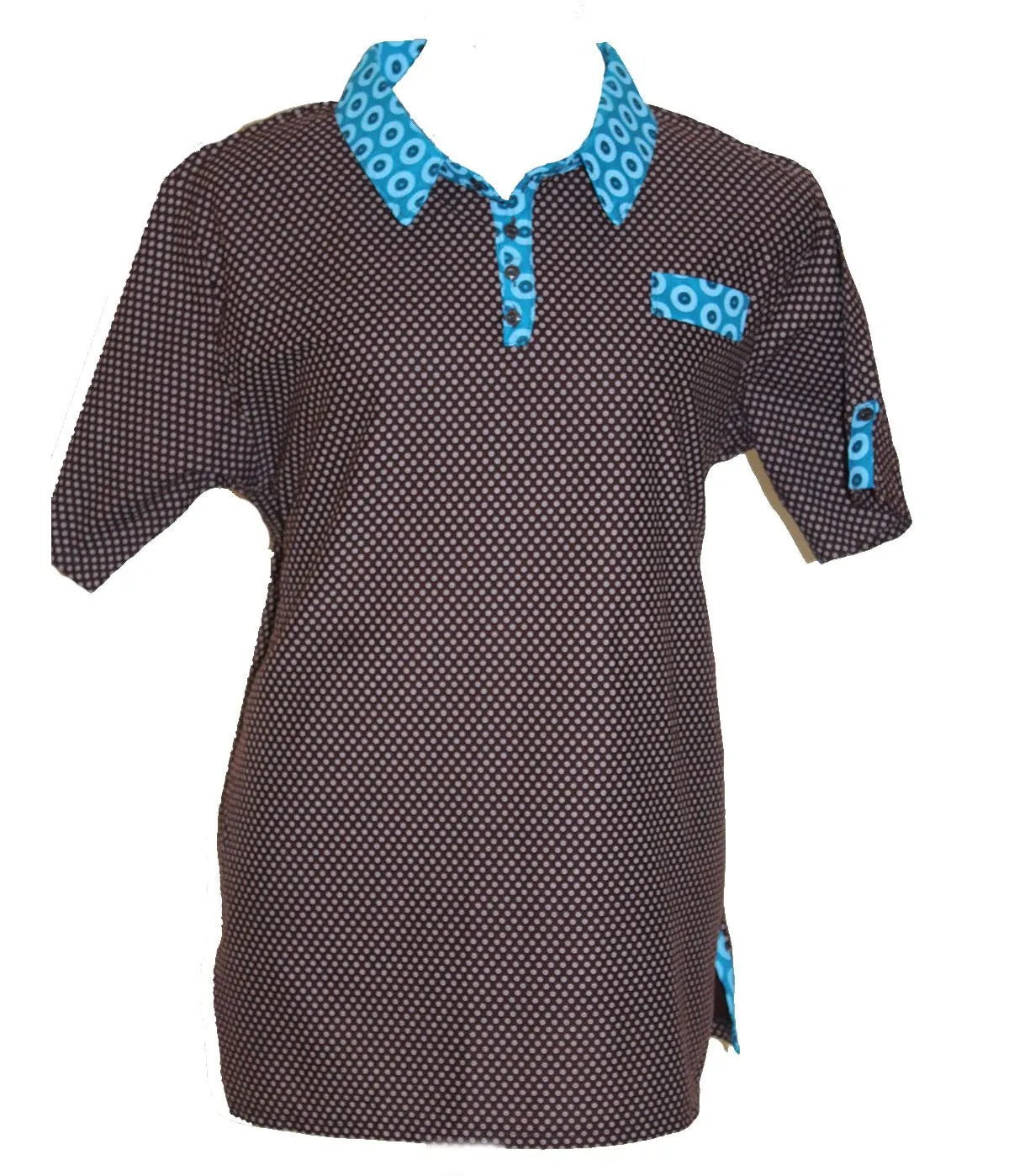 Shweshwe Mens Golf Style Shirt