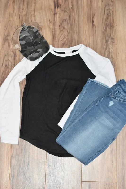 Soft Raglan Baseball Tee