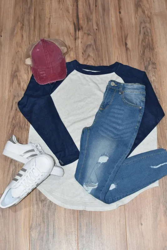 Soft Raglan Baseball Tee