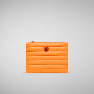 Unisex Solane Pouch in Fluo Orange