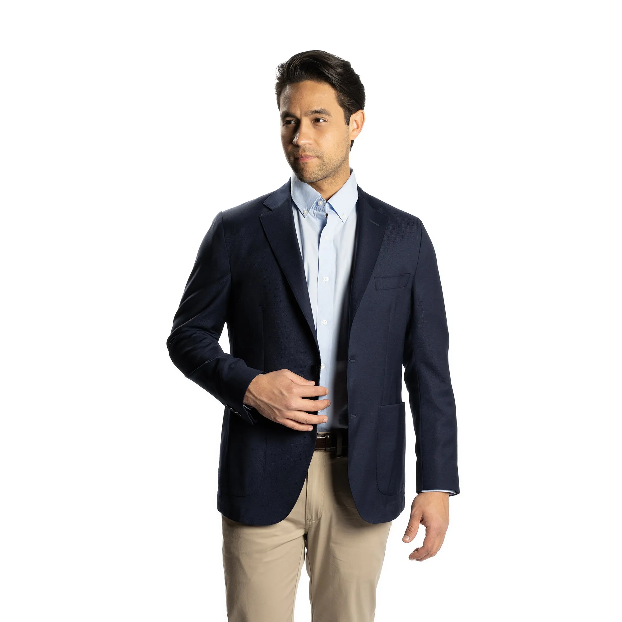 Unstructured Navy Jacket