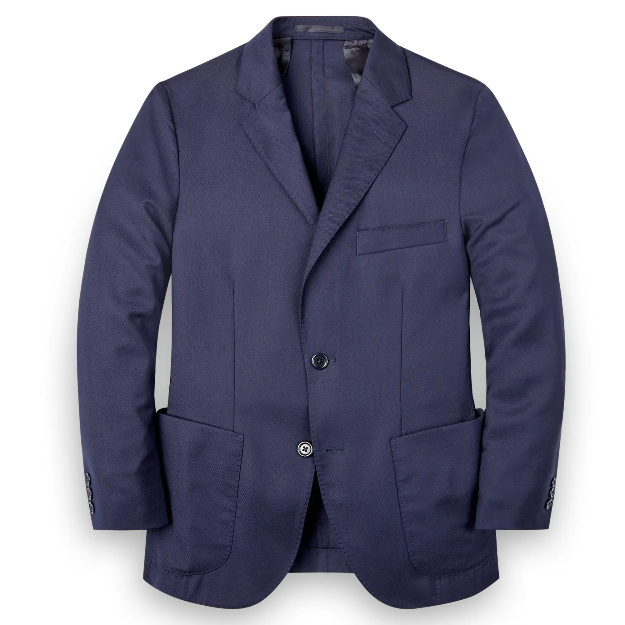 Unstructured Navy Jacket