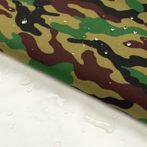 Waterproof Camouflage Army Laminated Cotton Print