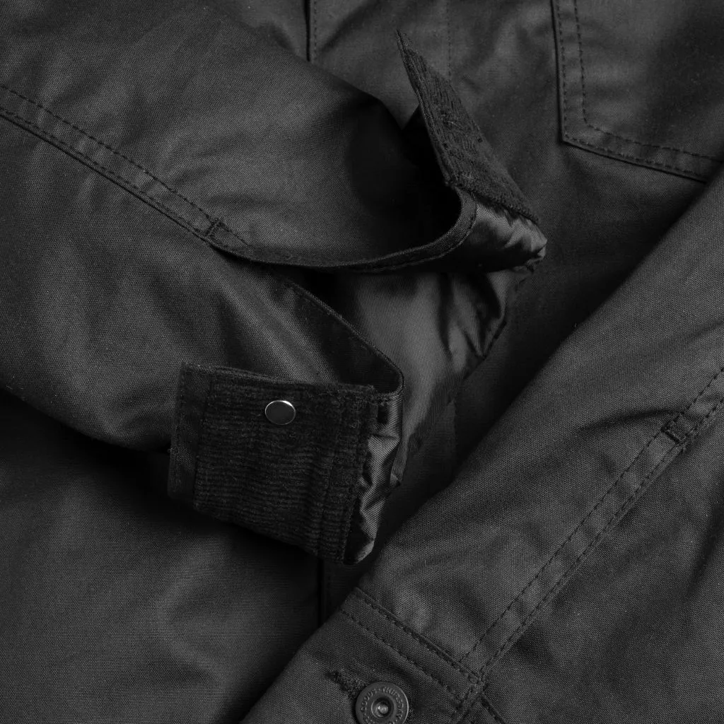 Waxed Canvas Field Jacket | Black