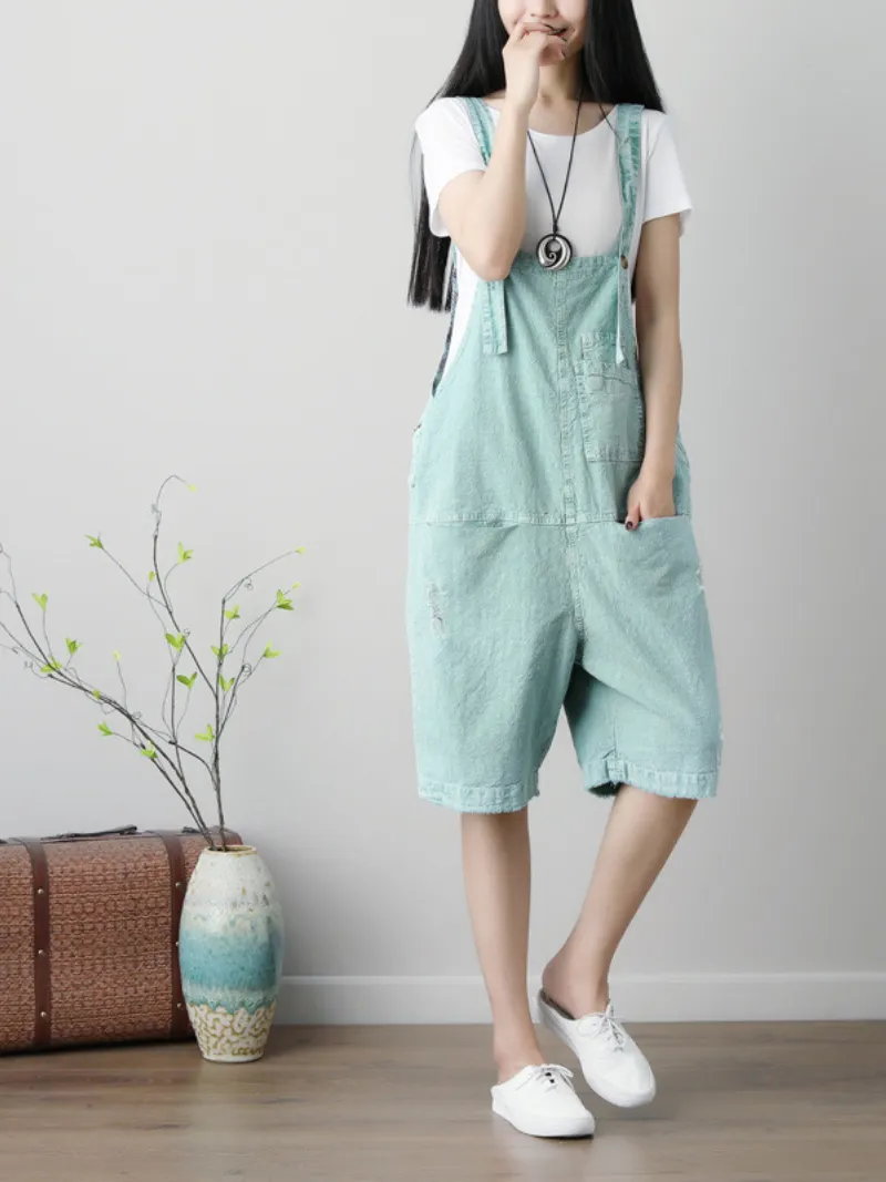 Wrangler Denim Stylish Short Dungarees